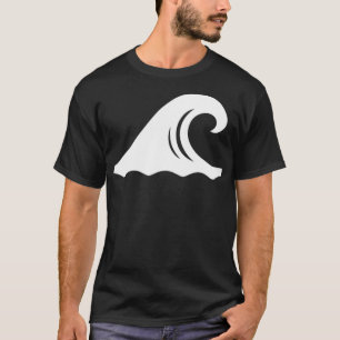 Cool Waves Symbol Surfer  Surfing  Surf  Coastal B T-Shirt