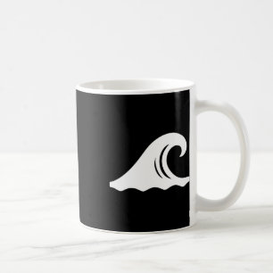 Cool Waves Symbol Surfer Surfing Surf Coastal Beac Coffee Mug