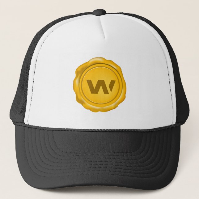 Cool Wax Cryptocurrency Coin Sign Trucker Hat (Front)