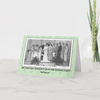 Cool Wedding Party Invite