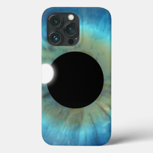 Cool Weird Blue Eye Iris Closeup Eyeball eyePhone iPhone 13 Pro Case