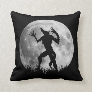 Cool Werewolf Full Moon Transformation Cushion