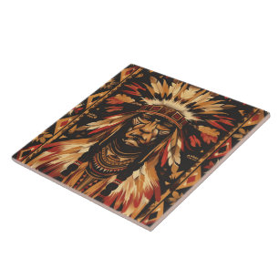 Cool Western Indian pattern  Ceramic Tile