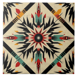 Cool Western Indian pattern Ceramic Tile