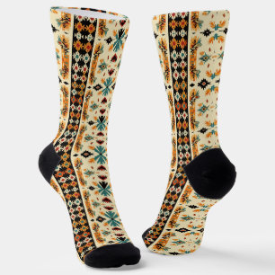 Cool Western Indian pattern tiled Socks