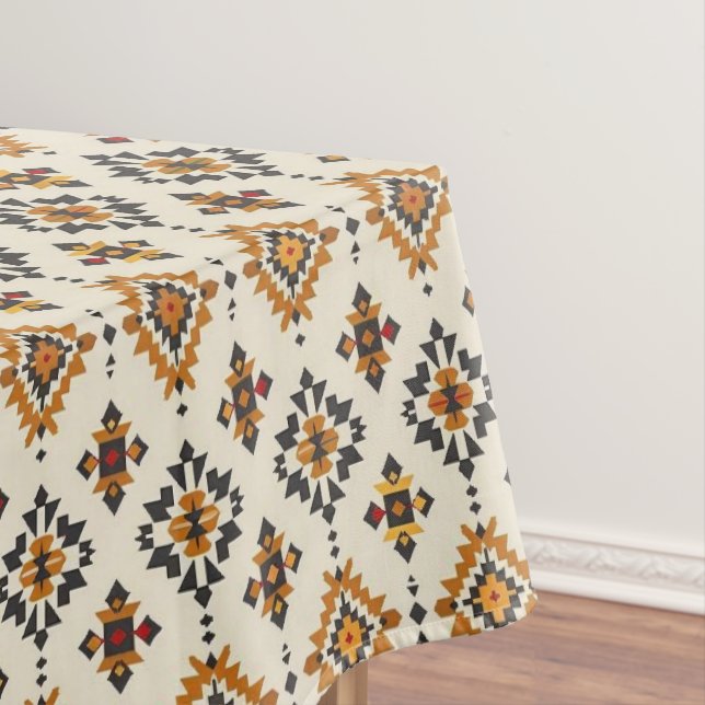 Cool Western tiled pattern  Tablecloth (In Situ)