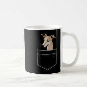 Cool Whippet Design For Men Women Pet Dog Whippet  Coffee Mug