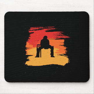 Cool Wicket Keeper Player For Cricket Sportys And Mouse Pad