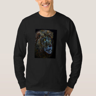 Cool Wild Lion Outfit Illustration Graphic Designs T-Shirt