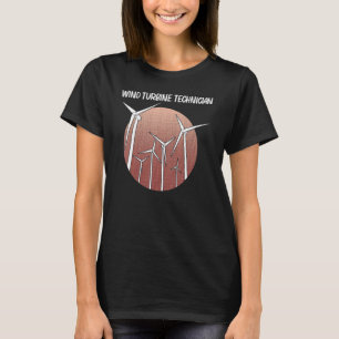 Cool Wind Power For Men Women Wind Turbine Renewab T-Shirt