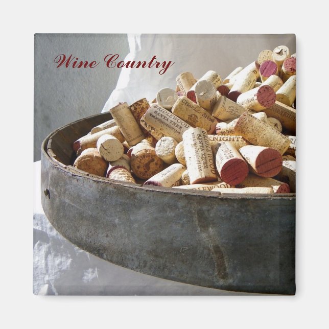 Cool Wine Country Magnet! Magnet (Front)