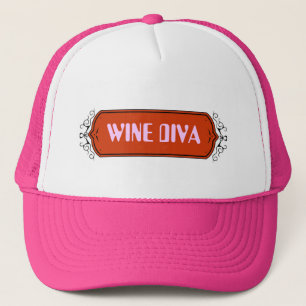 Cool Wine Diva Hat! Trucker Hat