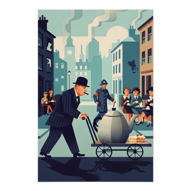 Cool Winston Churchill  Poster (Front)