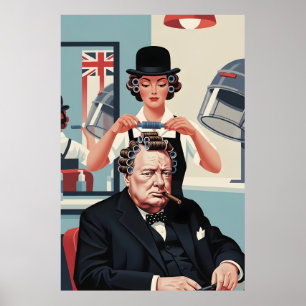 Cool Winston Churchill Poster