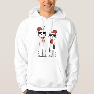 Cool Winter Cats Hoodie