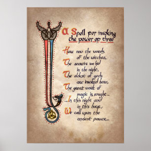 cool witch spell party Poster