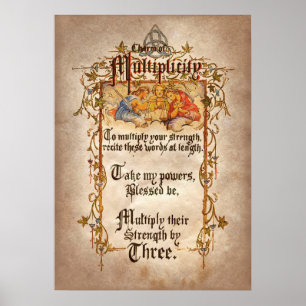 cool witch spell party Poster 