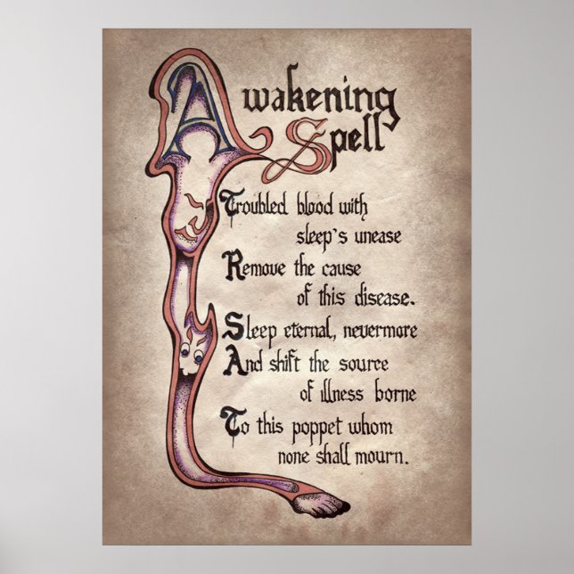 cool witch spell party Poster  (Front)