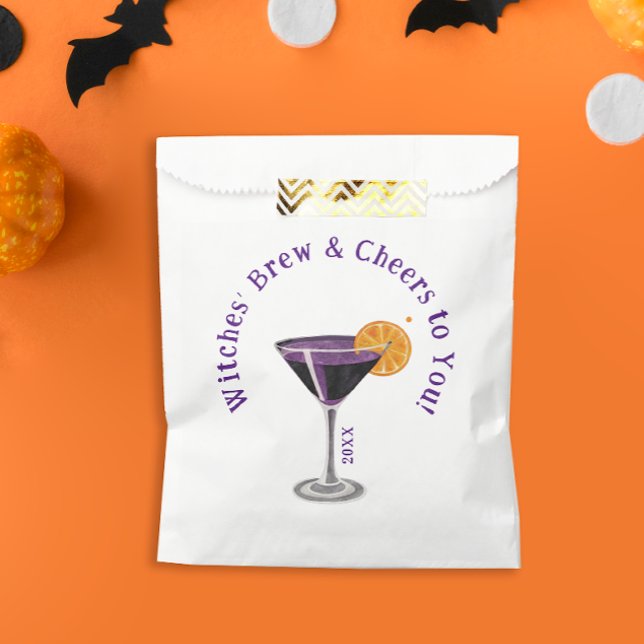 Cool Witches Night Out Purple Drink Cocktail Cheer Favour Bag (Creator Uploaded)