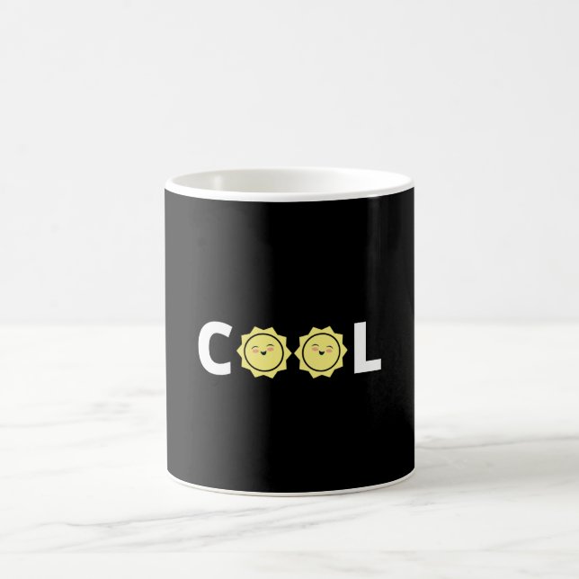 Cool- with yellow sun coffee mug (Center)
