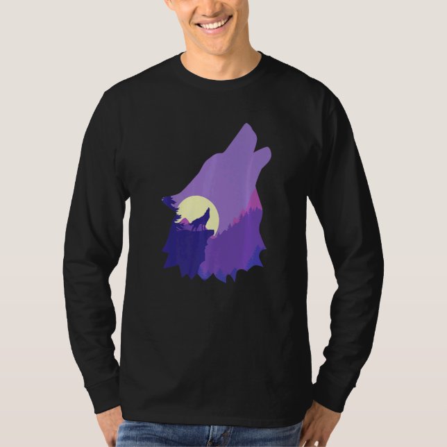 Cool Wolf Wildlife Arctic Tee (Front)