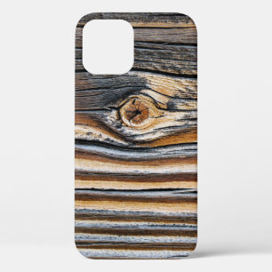 COOL Wood Grain Pattern iPhone 12 Case