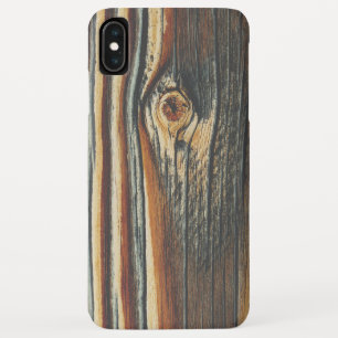 COOL Wood Grain Pattern iPhone XS Max Case