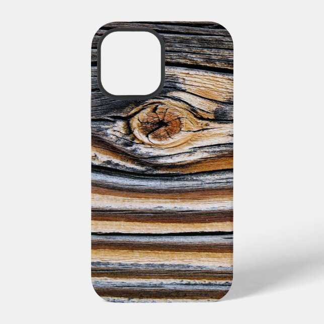 COOL Wood Grain Pattern iPhone Case (Back)