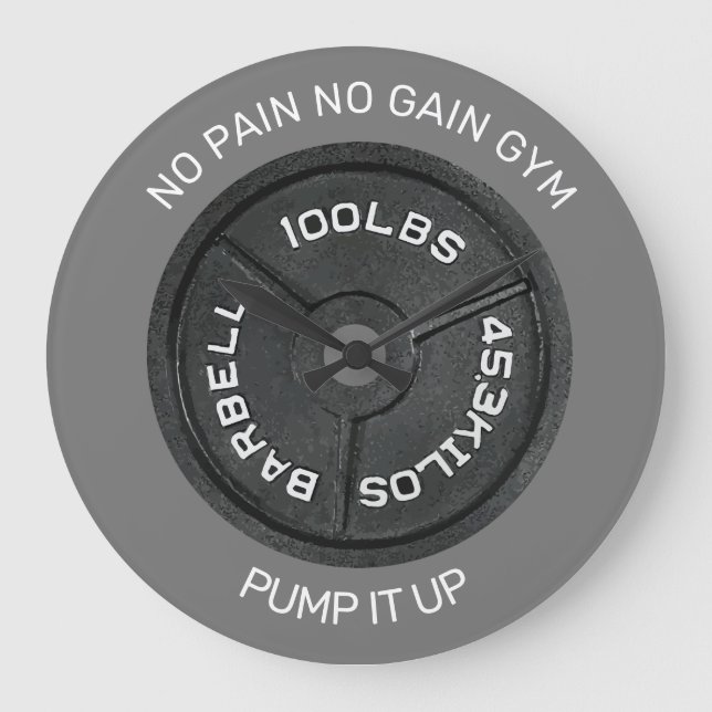 Cool Workout Gym Wall Clocks (Front)