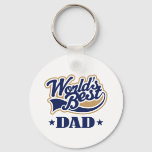 Cool World's Best Dad Gift Key Ring