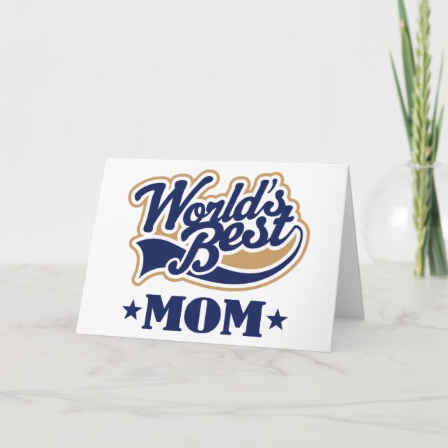 Cool World's Best Mum Gift Card (Front)