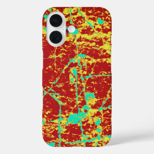 Cool Worn Wall Pattern iPhone 16 Case