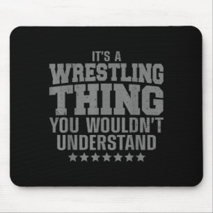 Cool Wrestling Design For Men Women Wrestler Wrest Mouse Pad