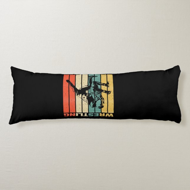 Cool Wrestling Men Birthday Wrestling Lover Gifts Body Cushion (Front)