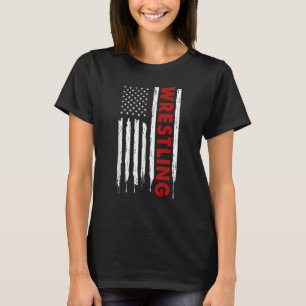 Cool wrestling USA Fan and coach For Men Women T-Shirt