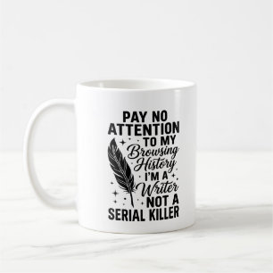 Cool Writer Author Journalist Writing Poetry Coffee Mug