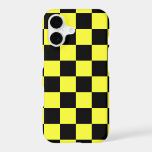 Cool Yellow and Black chequered pattern
