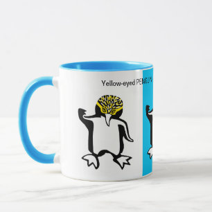 Cool  Yellow-eyed PENGUIN - Endangered animal - Mug