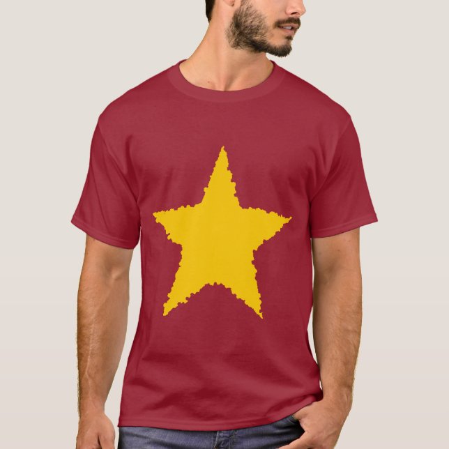 Cool yellow star T-Shirt (Front)