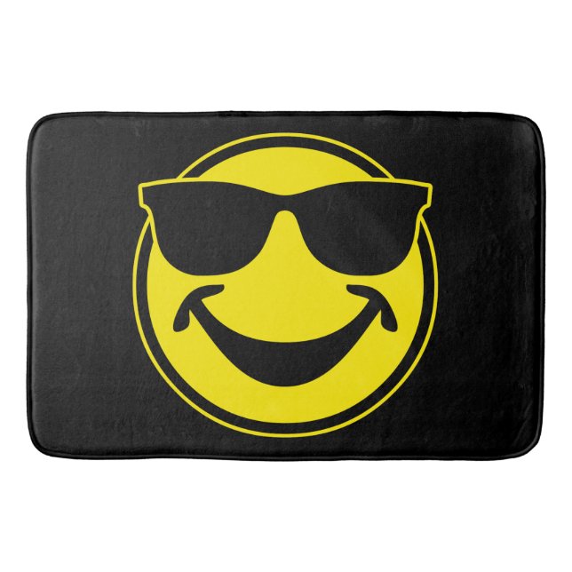 Cool yellow + your backg. & ideas bath mat (Front)