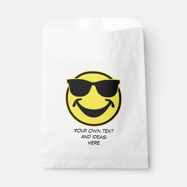 Cool yellow + your backg. & ideas favour bag (Front)