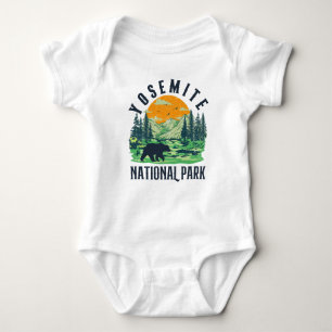 Cool Yosemite National Park Baby Bodysuit