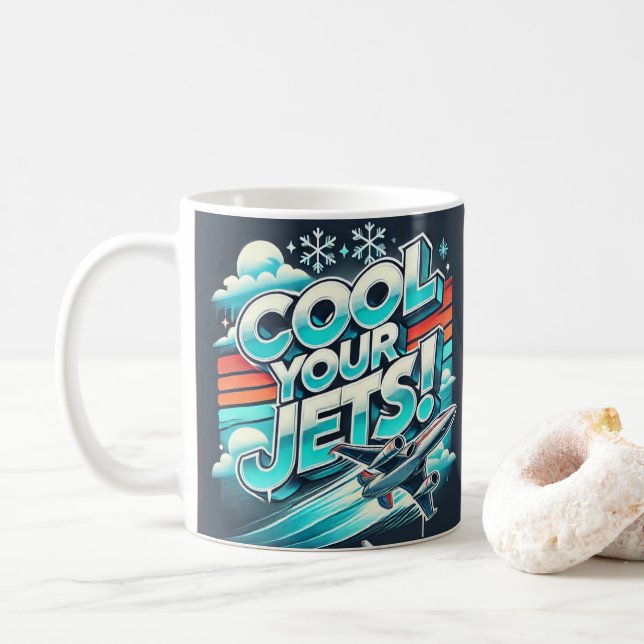 Cool Your Jets Coffee Mug (With Donut)