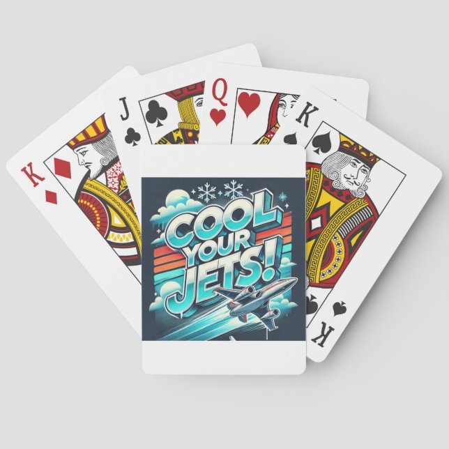 Cool Your Jets Playing Cards (Back)