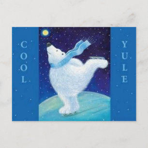 Cool Yule - Christmas Holiday Postcard