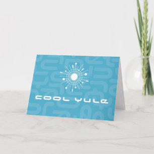Cool Yule MidCentury Modern Retro Christmas MOD Holiday Card