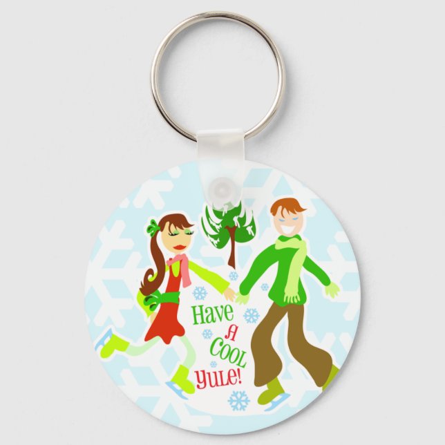Cool Yule Too Key Ring (Front)