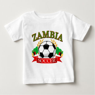 Cool Zambian soccer designs Baby T-Shirt