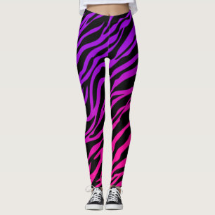 Cool Zebra Print Leggings