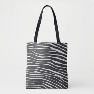 Cool Zebra Print Tote Bag
